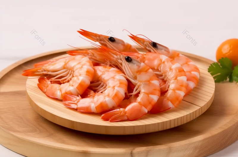 桌子上盘子里的白灼虾食物,高清,摄影图,摄影图片,图片大全,摄影图免费下载
